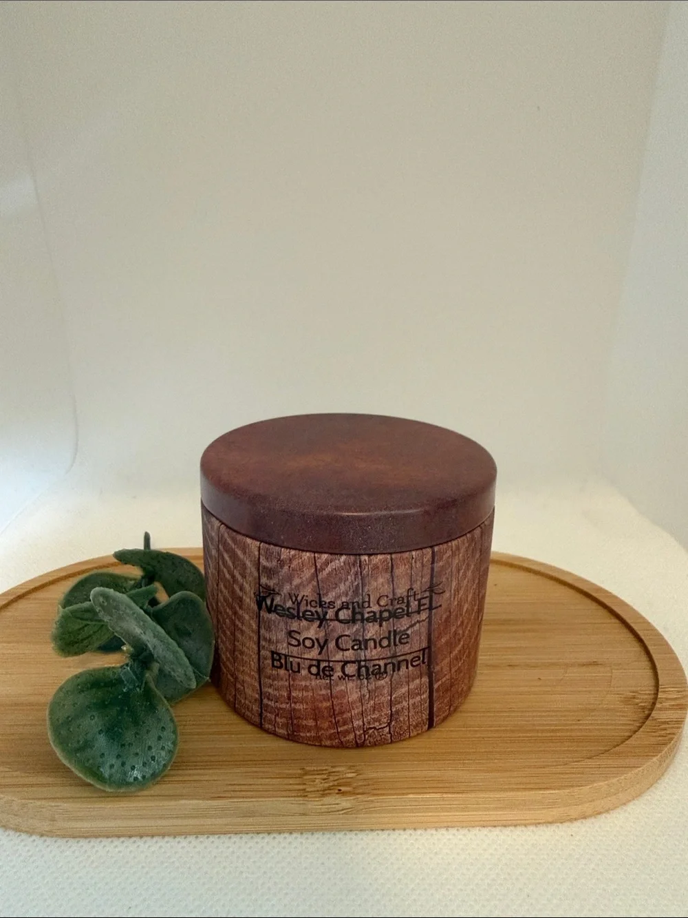 Wicks and Crafts Wesley Chapel Soy Candle - Brown Rustic Jar